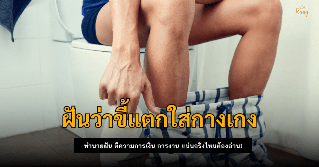 ฝันว่าขี้แตกใส่กางเกง