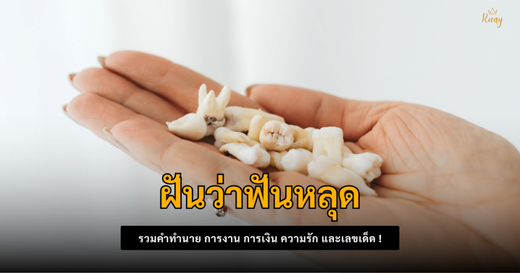 ฝันว่าฟันหลุด (1)