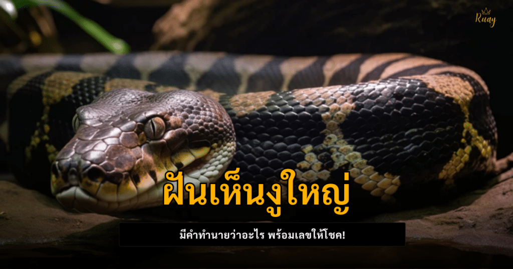 ฝันเห็นงูใหญ่